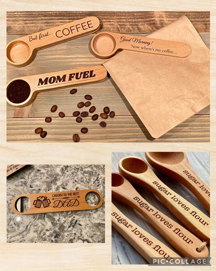 Personalized Kitchen Tools and Utensils – Pat's Rustic Woodworks
