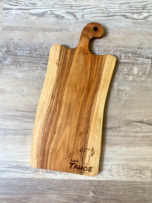 Lake Tahoe - Medium Rustic Live Edge Charcuterie Board