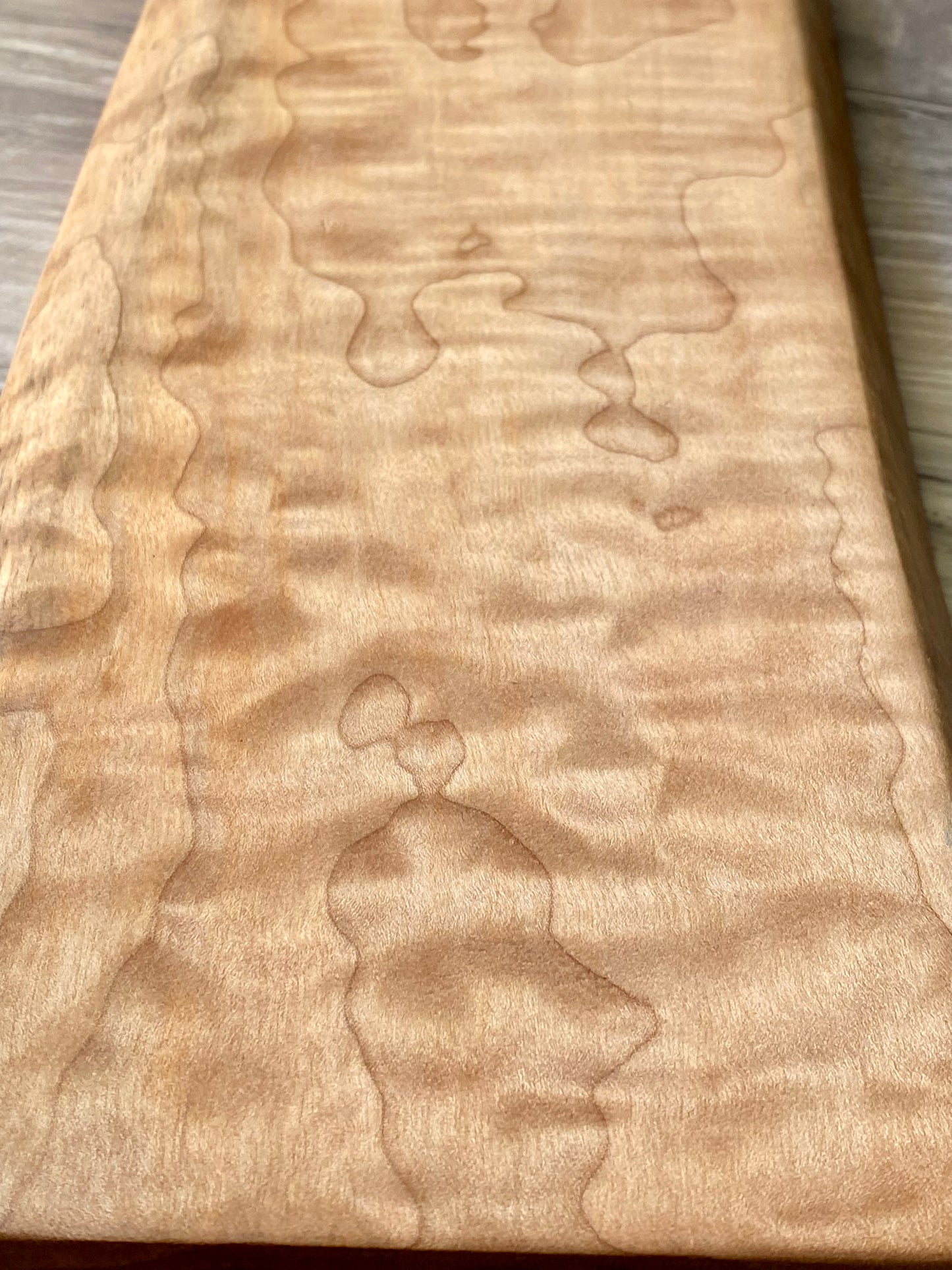 Long Figured Maple Charcuterie Board