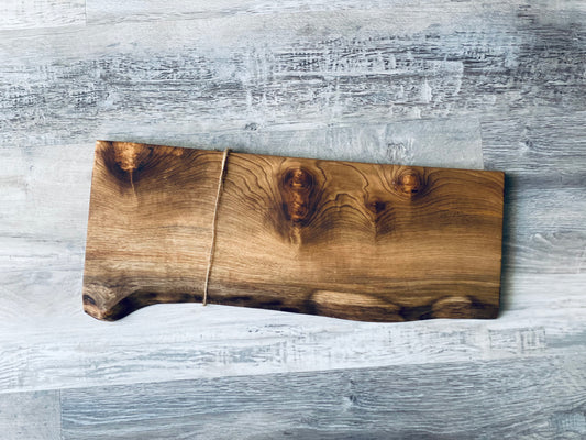 LARGE Rustic Live Edge Charcuterie Board