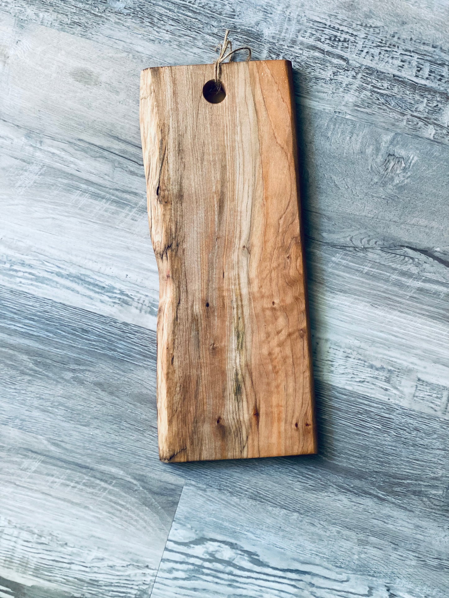 Medium Live Edge Maple Charcuterie Board