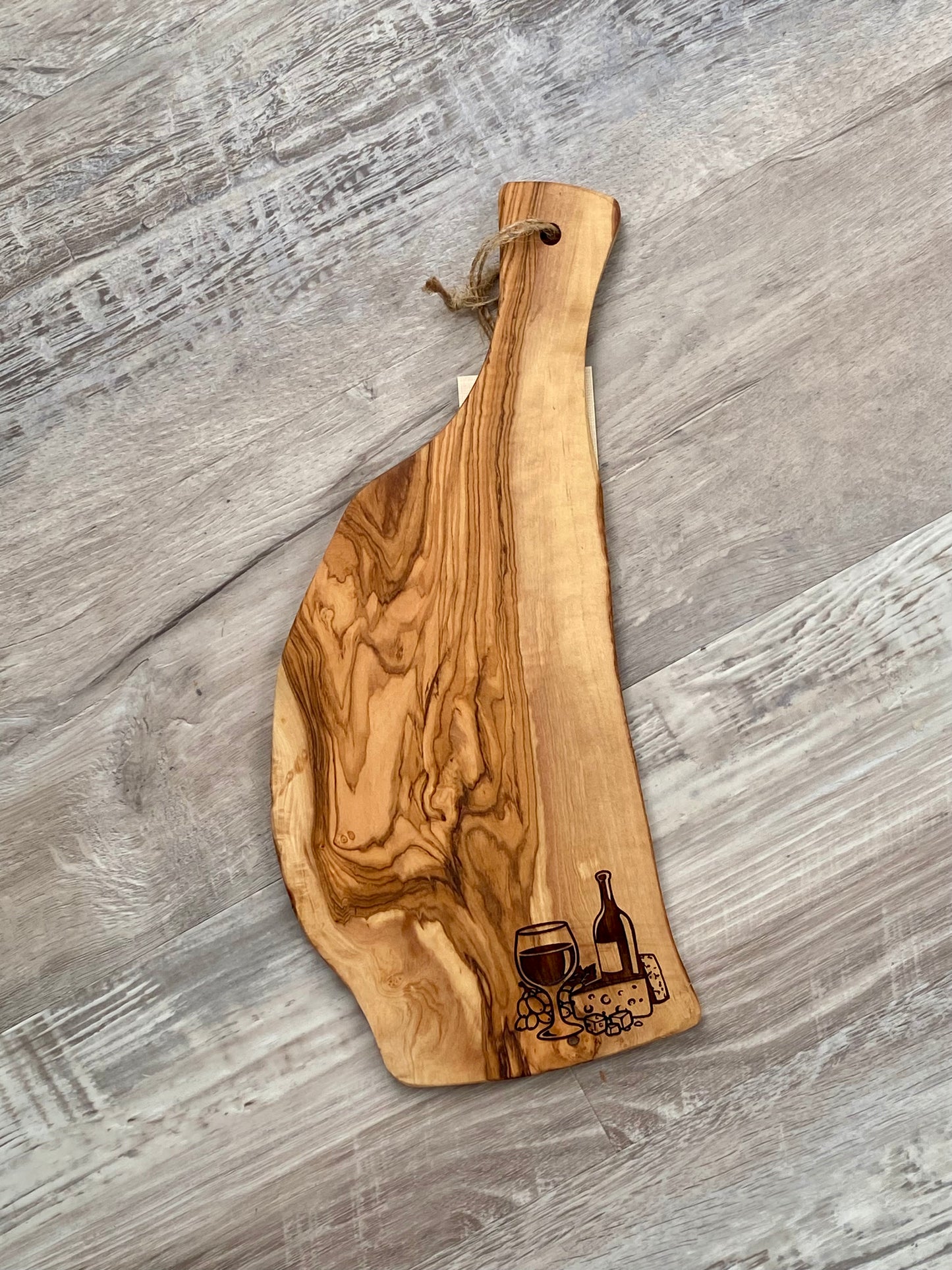 Small Olive Wood Kitchen Decor Board