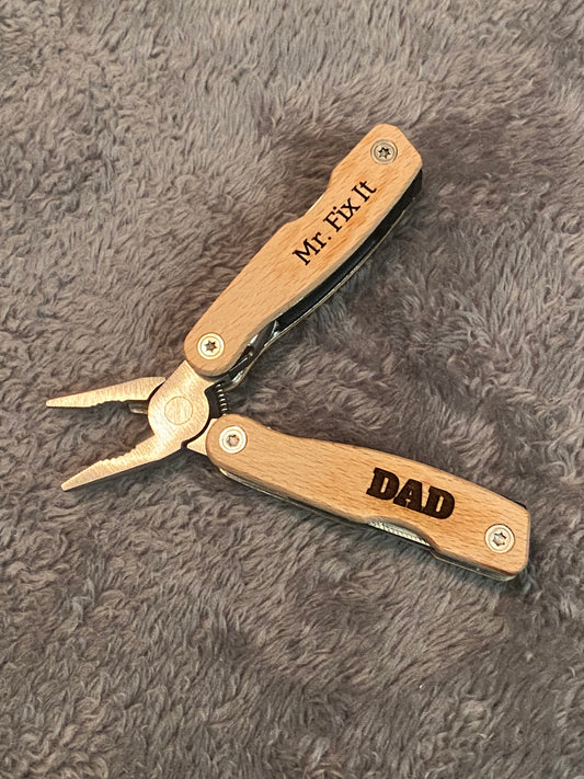 Personalized Multi-Tool - Beech Wood